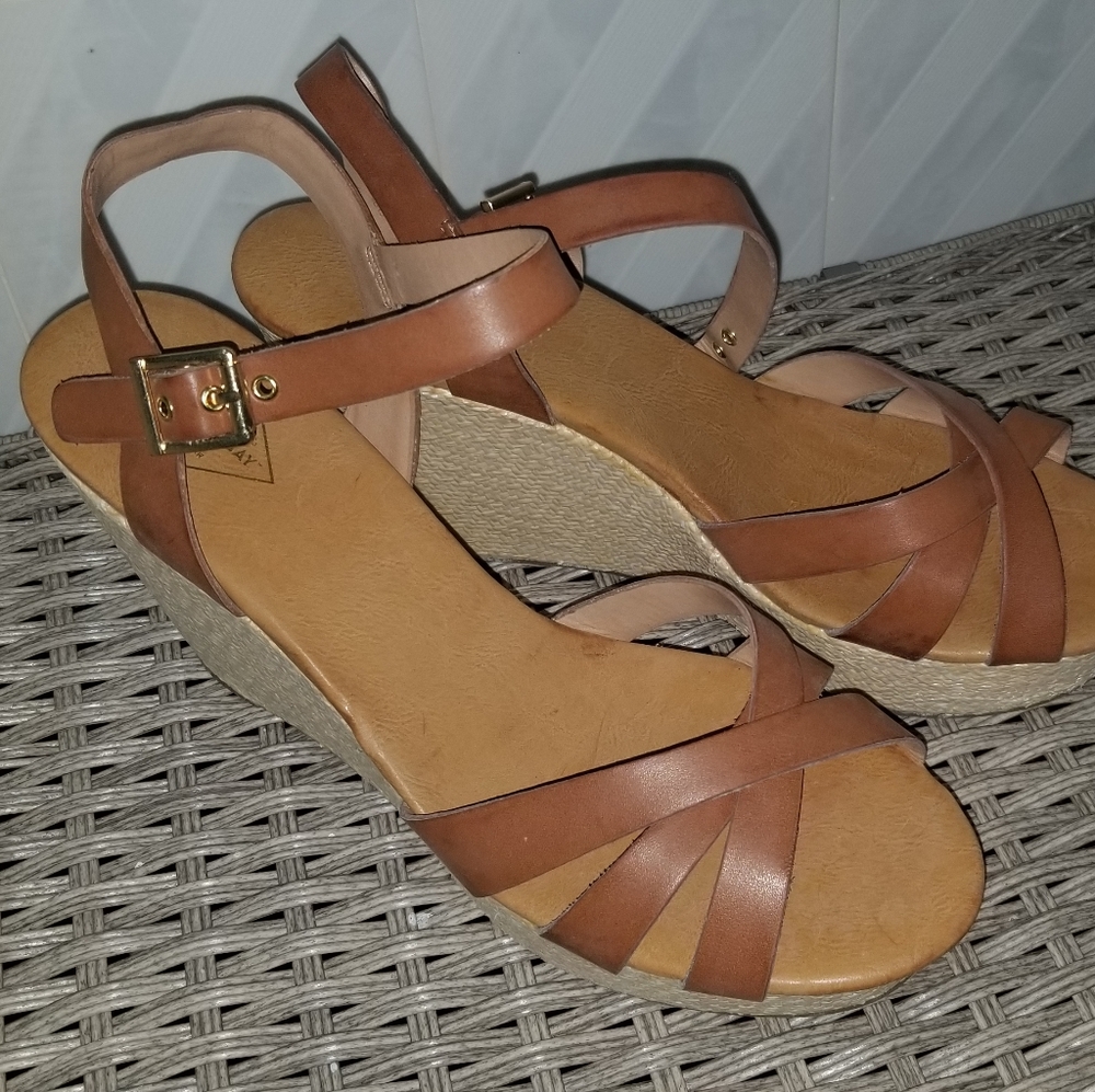 Tan sandals